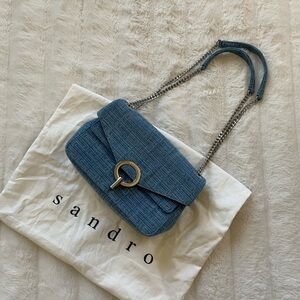Sandro Denim Bag.